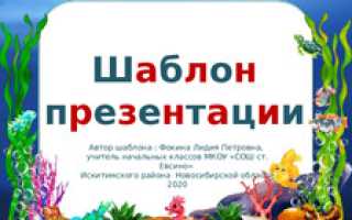 Фон для слайда море